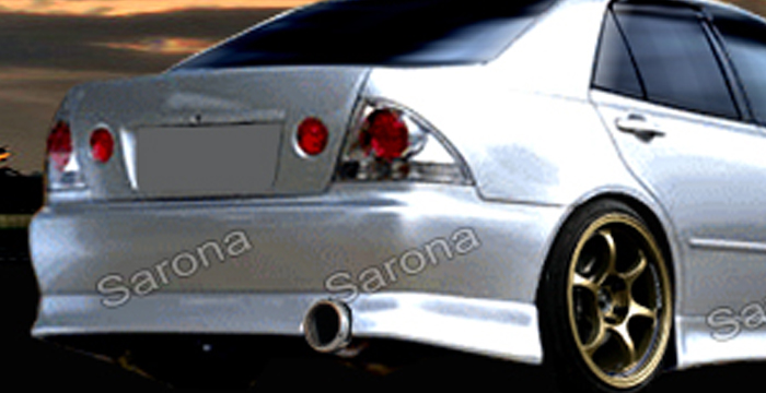 Custom Lexus IS300  Sedan Rear Bumper (2000 - 2005) - $400.00 (Part #LX-012-RB)